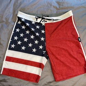Hurley Phantom 34 American Flag Board shorts